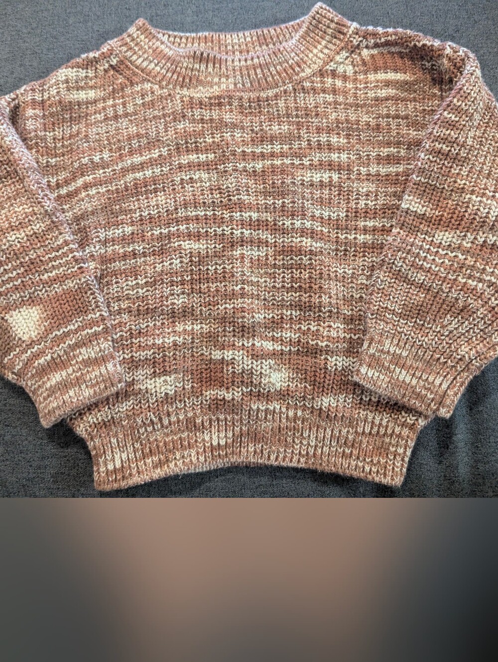 Rylee + Cru Heathered Spice Scoop Neck Sweater